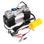 Bơm lốp ô tô 2 Piston có hộp phụ kiện mặt điện tử