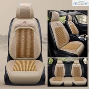 Đệm lót ghế và tựa lưng ô tô hạt gỗ massage cao cấp loại 1