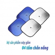 Bộ 4 Tấm Chắn Nắng Tấm Che Nắng Xốp Tròn