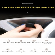 Cảm biến áp suất lốp ô tô van ngoài TMPS năng lượng mặt trời