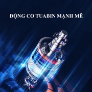 Máy hút bụi cầm tay đa năng kiêm Hút bụi,  Bơm Lốp, Đo Áp Suất Lốp, Đèn Pin Chiếu Sáng  4 trong 1 