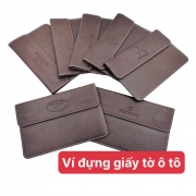 VÍ DA ĐĂNG KIỂM XE Ô TÔ - VÍ DA ĐỰNG GIẤY TỜ Ô TÔ – Da Nhập Khẩu