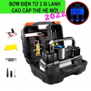 Bơm điện tử 2 Xi lanh bản full hộp phụ kiện cao cấp mới nhất 2022