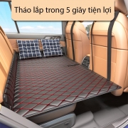 Đệm nằm ô tô ghế sau bằng da gấp gỗ MDF treo cao cấp