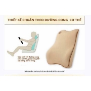 Gối tựa đầu tựa lưng ô tô cao su non cao cấp